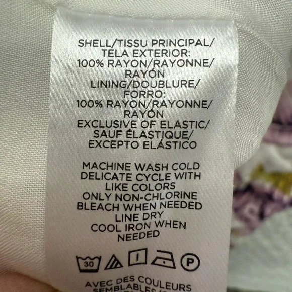 LOFT Sundress Tiered Sleeveless Casual‎ Tropical Print Dress Size 8 - Picture 11 of 13